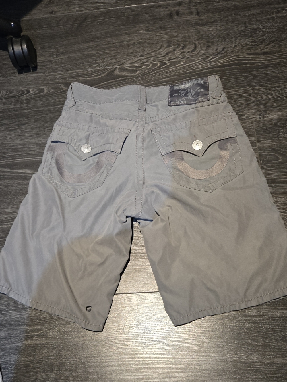 Gray True Religion Shorts